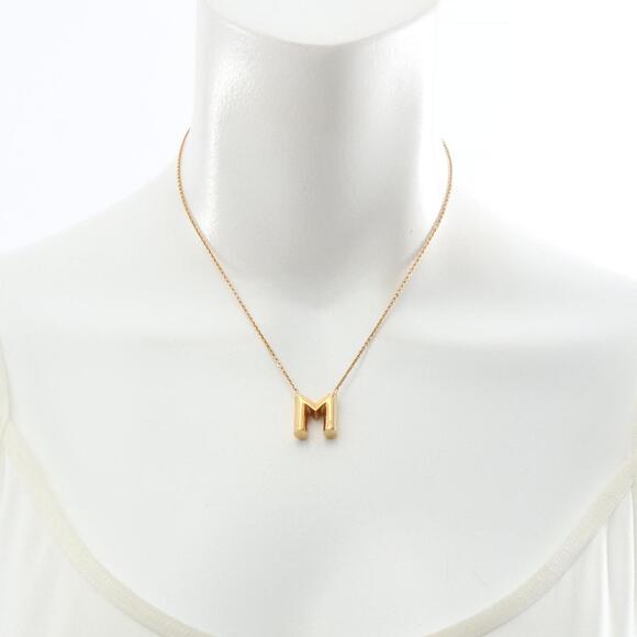 LOUIS VUITTON Gold Necklace - Picture 6 of 8